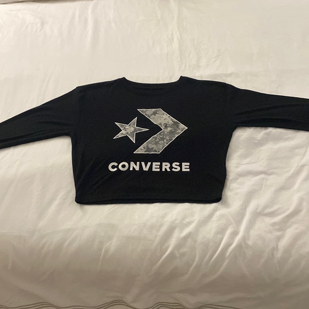 Converse Military Print Long Sleeve Shirt